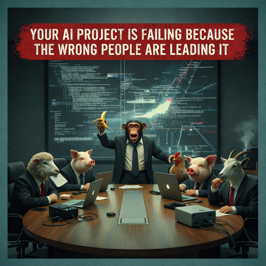 Your AI Project is Failing Because the Wrong People are Leading it