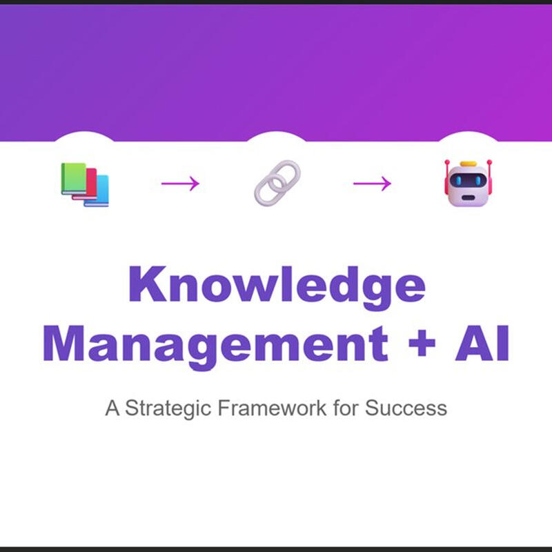 Knowledge Management + AI: A Strategic Framework for Success